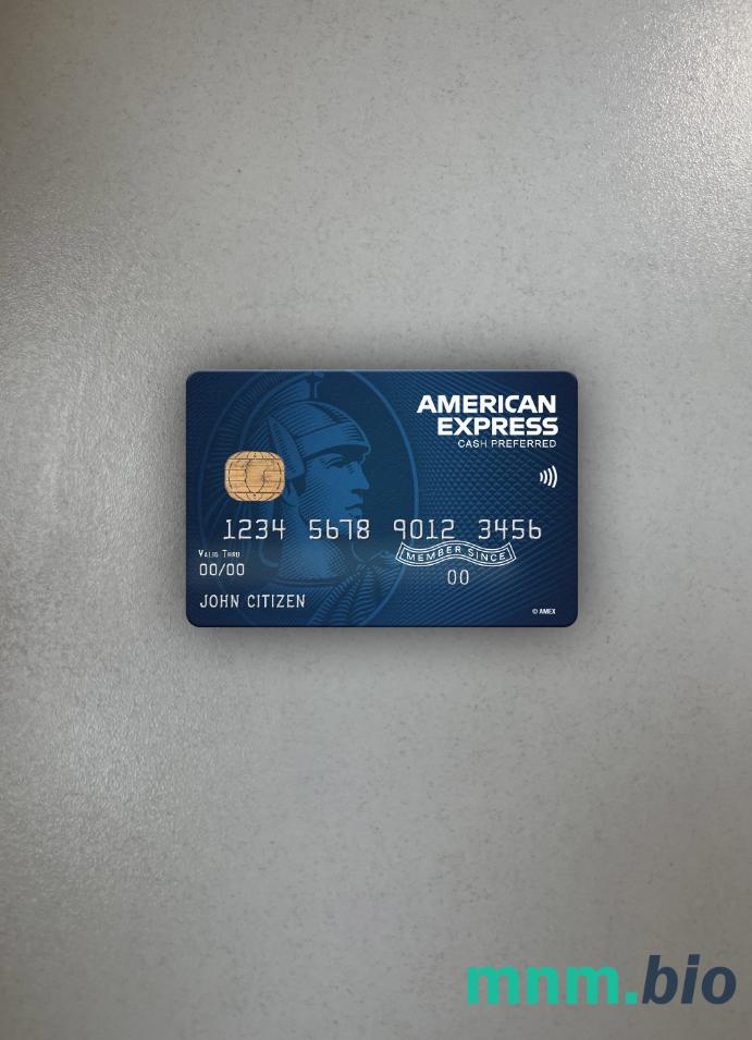 USA North Carolina BB&T Corp. bank AMEX blue cash preferred card wygląd fotograficzny skan PSD + zdjęcie